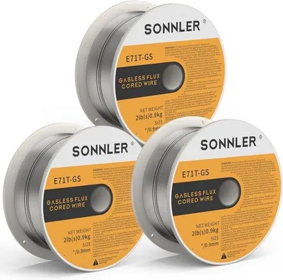 Produktbild von Famanu Schweißdraht 0,035 Zoll - 3 Spulen E71T-GS gaslos mit niedrigem Spritzer-Effekt