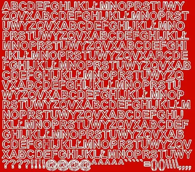 Produktbild von Selbstklebende Buchstabenaufkleber, 1 cm, rot, glänzend