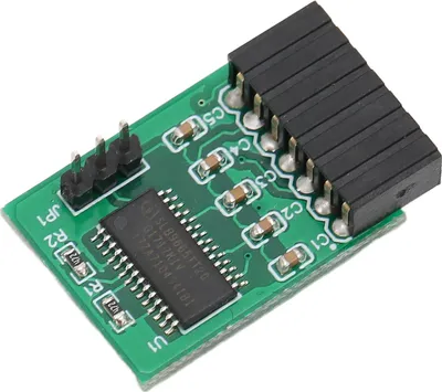 Zdjęcie produktu dla 14-pinowy moduł bezpieczeństwa dla płyt głównych Asrock LPC Tpm 2.0 PCB Material 14-pinowy moduł bezpieczeństwa szyfrowania dla Win11