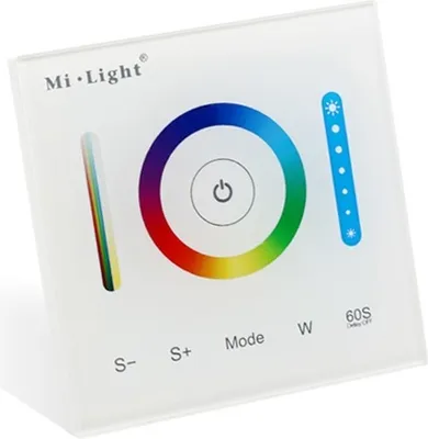 Zdjęcie produktu dla Sterownik dotykowy LED RGB+CCT 12V / 24V 10A Mi-Light NAŚCIENNY - P3