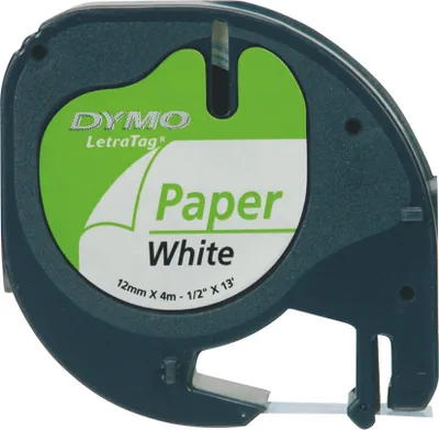 Obrázek produktu pro S0721510 Dymo 12Mm Schwarz-Weiss