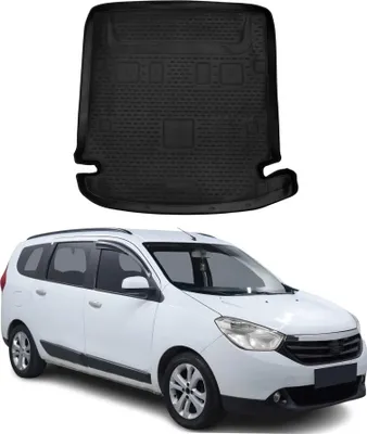 Immagine prodotto di Tappetino per bagagliaio Vassoio per Dacia Lodgy 2012-2024 Gomma TPE Nero