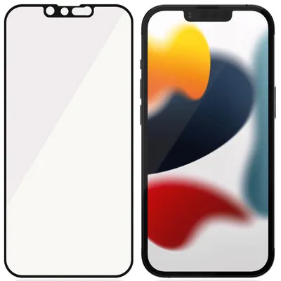 Immagine prodotto di Custodia in vetro antibatterico Panzerglass Case Friendly E2E AB per iPhone 13 / 13 Pro, cornice nera