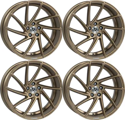 Image de MB Design Jantes KV2 8.5Jx19 ET 43 5x114,3 Bronze 4-KV28519435C1-BZL1 compatible avec Hyundai i30 i40 Kona E Kona Kona N Sonata