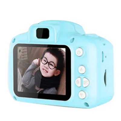Zdjęcie produktu dla Aparat fotograficzny dla dzieci Goolrc 1080P HD – cyfrowy aparat dla dzieci i uczniów z 2-calowym ekranem LCD – idealny prezent na wakacje lub urodziny dla dzieci, aparat z motywami z kreskówek – prezent urodzinowy dla dzieci [niebieski]