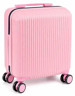 Obrázok produktu pre Detský kufor 40x30x20 cm, 4 kolieska, škrupinový, príručná batožina na cesty