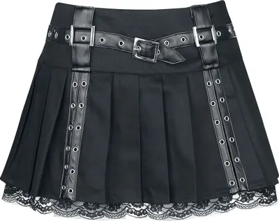 Produktbild von Burleska Kurzer Rock Damen Aura Mini Skirt schwarz XXL