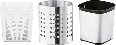 Produktbild von Zeller Küchenutensilienhalter, Edelstahl Ø12x13