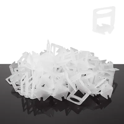 Zdjęcie produktu dla System do poziomowania płytek - Przezroczysty PP - 3 mm - 500 szt. - Wysokość 6-15 mm