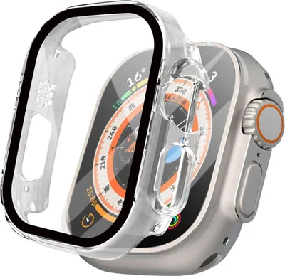 Productafbeelding van imoshion Full Cover Hardcase voor de Apple Watch Ultra / Ultra 2 / Ultra 3 - 49 mm - Transparant