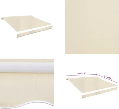Immagine prodotto di vidaXL Telo copritenda crema 350x250 cm