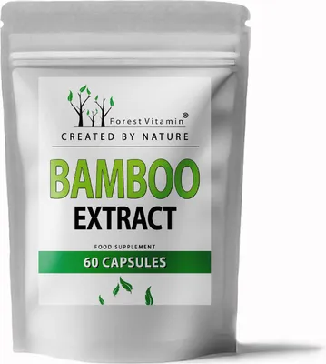 Produktbild von Silizium 60 Kapseln - Aus Bambusextrakt - organisches Silicium - Forest Vitamin