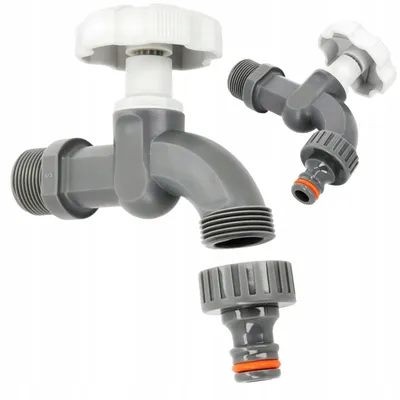 Produktbild von TSP Gartenhahn 3/4" Außengewinde mit Fassanschluss und Ventil