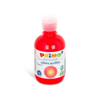 Zdjęcie produktu dla Primo 400TA300300 Farba akrylowa 300 ml czerwona butelka