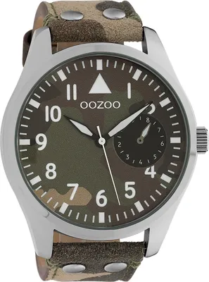 Obrázek produktu pro Oozoo Náramkové hodinky maskáčová zelená Hodinky Dámy-Gentlemani Analogové UOC10326