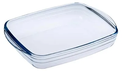 Rechteckige Backform 39 x 24 cm, Glas, 3,6 l, ofenfest