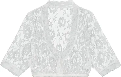 Produktbild von Dirndl-Bluse aus weißer Spitze, Groesse:38