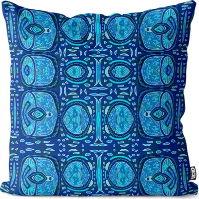 Produktbild von VOID Kultur Afrika Ethno Muster Kissenbezug Kissenhülle sofa couch wohnzimmer dekoration wasserfest Outdoor Garten Kissen bezug deko