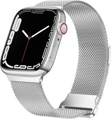Produktbild von Strap-it Apple Watch Armband Milanese (Silber)
