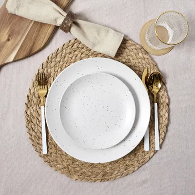 Image de Set de Table - HOME DECO FACTORY - Tressé - Jonc de Mer - Beige