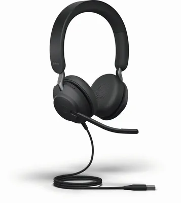 Produktbild von Jabra Evolve2 40 SE UC Stereo - Headset - On-Ear - kabelgebunden - USB-A - Geräuschisolierung