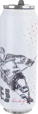 Obrázek produktu pro Termohrnek Orion | termohrnek | termoska HOCKEY ve tvaru plechovky z nepropustné oceli s dvojitou stěnou 700 ml