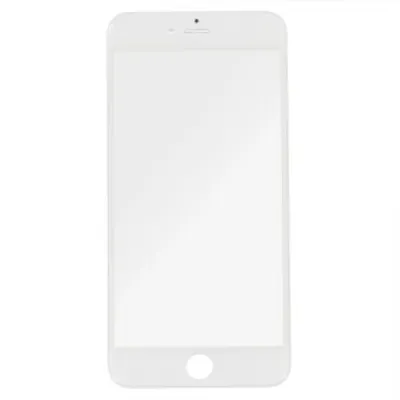 Produktbild von Displayglas für iPhone 6 Plus Weiß LCD Echt Glas Displayschutz