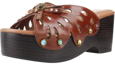 Produktbild von KURT GEIGER LONDON BUTTERFLY WEDGE MULE Brown