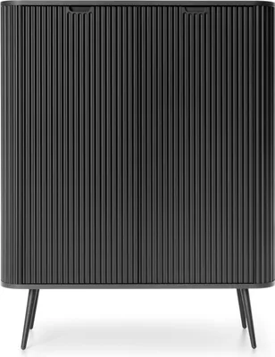 Produktbild von Selsey Zova - Highboard 2-türig, schwarz, 103 cm