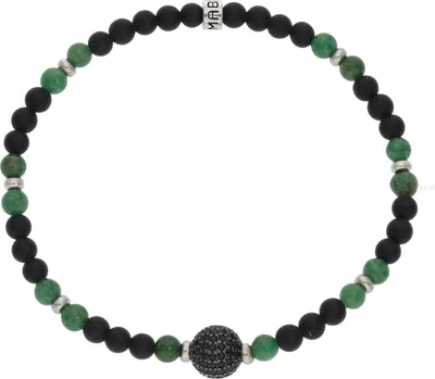 Produktbild von Mabina Steinarmband 533728 Achat, Zirkonia und Jade