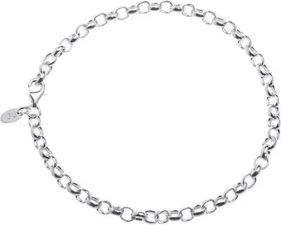 Produktbild von SILBERKETTEN STORE Erbskette Armband 4mm - 925 Silber, Länge wählbar von 16-25cm - 21cm