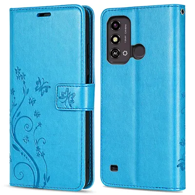 Produktbild von ZTE Blade A53 / A53+ Handy Tasche Handyhülle Hülle Schutzhülle Klapphülle Etui Blau