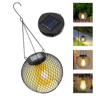 Obrázek produktu pro Solární lampy pro venkovní použití, zahradní solární svítidla, zahradní LED solární lampy, zahradní svítidla pro venkovní použití, solární lucerna s teplou bílou barvou, vodotěsná IP65, pro zahradní osvětlení