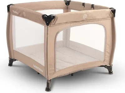 Obrázek produktu pro Dětská skládací ohrádka CARETERO Quadra brown