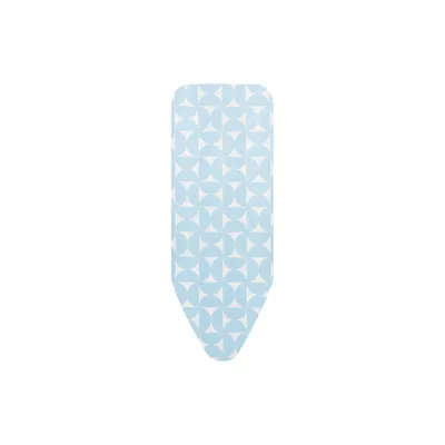 Produktbild von BRABANTIA Bügelbrettbezug Baumwolle Bügeltischbezug Bügelbezug Blau 124 x 38 cm