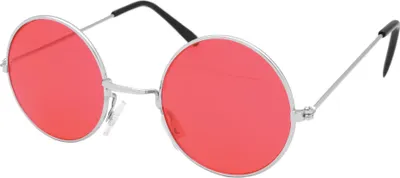 Image de Bristol Novelty Lunettes unies de style années 60, pour adultes BN108 (taille unique) (Rouge)