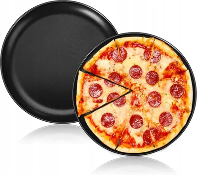 Produktbild von HaWare 2er Antihaft Pizzablech Rund 30 cm