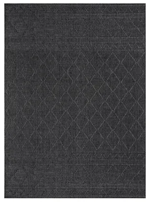 Produktbild von TT Home In-& Outdoor Teppich Wetterfest Balkon Küche Wohnzimmer Boho Rauten Design Größe 80x150 cm