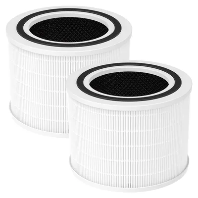 2 Ersatzfilter für LEVOIT Core 200S, HEPA + Aktivkohle + Vorfilter