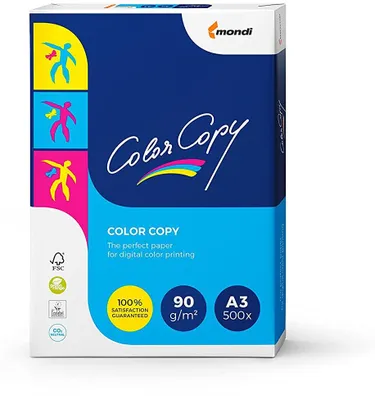 Produktbild von Mondi Color Copy Laserpapier 90g/m² DIN-A3 - 500 Blatt weiß