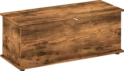 Produktbild von HOMCOM Sitztruhe, Indoor-Truhe mit Anti-Rutsch-Füßen, 60 kg Tragkraft, Indoor-Holz-Sitztruhe, für Schlafzimmer und Eingangsbereich, 100x40x40 cm