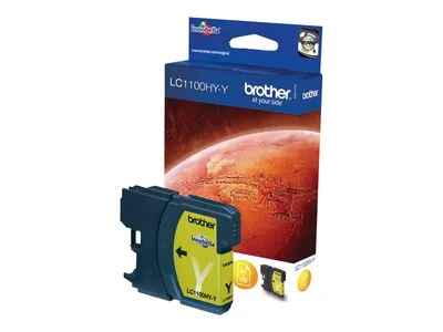 Obrázok produktu pre Brother LC1100HYY Tlačová kazeta 1 ks Originálna žltá s vysokou (XL) výťažnosťou
