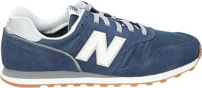 A side view of a New Balance sneaker.