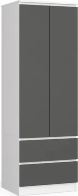 Image de Armoire à tiroirs 60 cm WREN - blanc / gris