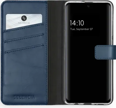 Obrázek produktu pro Selencia Kožené pouzdro Samsung Galaxy A51 - modré