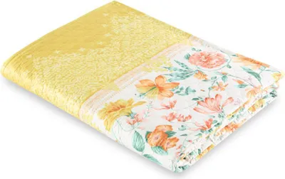 Produktbild von Bassetti Baumwoll-Tagesdecke CASABLANCA Farbe Y1 GELB Größe 220x255