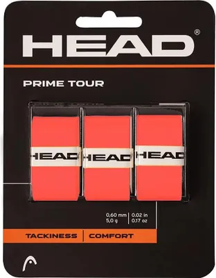 Image de Surgrip Head Racket Prime Tour 3 unités Rouge Rouge One Size