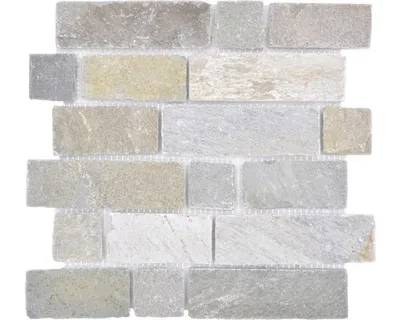 Produktbild von Natursteinmosaik XMS548N beige 32,7x30,7 cm