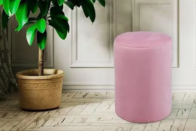 Obrázek produktu pro Růžová stolička stolička moderní styl sedák obývací pokoj