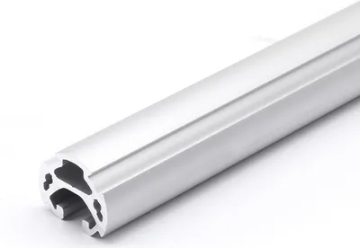 Produktbild von Länge 150mm - Profilrohr Aluminium eine Nut D30 I-Typ Nut 8 Alu Rohre Profile